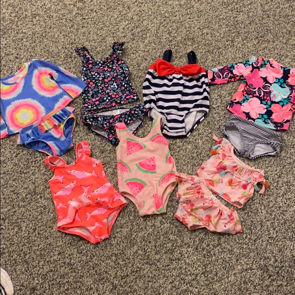 Lot of Baby Bathing Suits